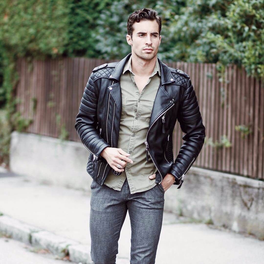 Fashionable Men’s Italian Leather Jackets